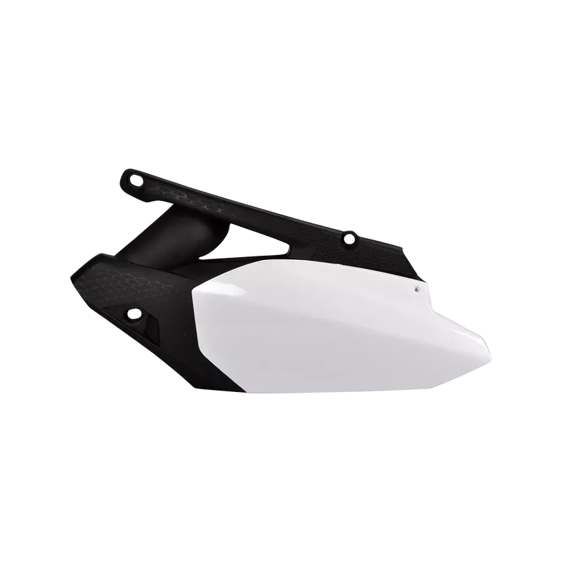 Plaques Latérales POLISPORT Blanc et Noir Yamaha 450 YZF 10-13
