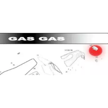 ampoule feu arriere gasgas ec 12-16