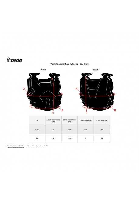 Thor Motocross - Pare-pierres enfant Youth Guardian MX Vert / Bleu