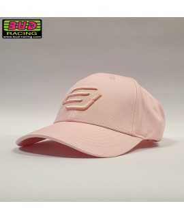 Casquette BUD RACING LOGO rose pastel