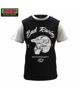 Tee shirt BUD RACING HELMET noir