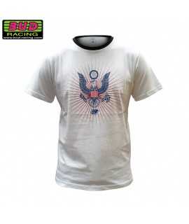 Tee shirt BUD RACING EAGLE blanc