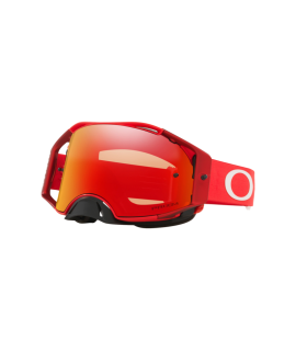Masque OAKLEY Airbrake® MX Moto rouge écran Prizm Bronze