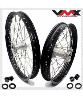 paire VMX  85 TC/ SX 14-20 petite roue (17" et 14") silver / noir