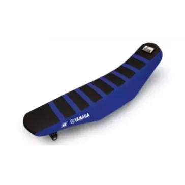 Housse de selle BLACKBIRD Zebra noire/bleu Yamaha 250/450 YZF 14-17 et WRF 15-18