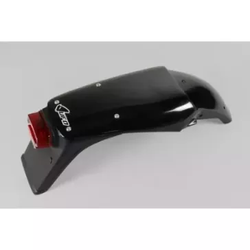 Garde boue arrière avec bavette et feu stop UFO 125-250-300-360 EXC 93-97