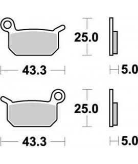 plaquettes MOTOMASTER 50 SX...