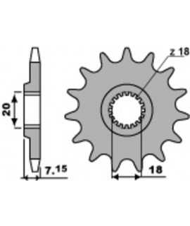 pignon 250 RM 86-08 PBR