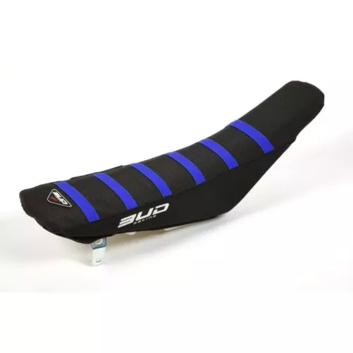 housse bud racing 125/250 YZ 22-23 noire bande bleue