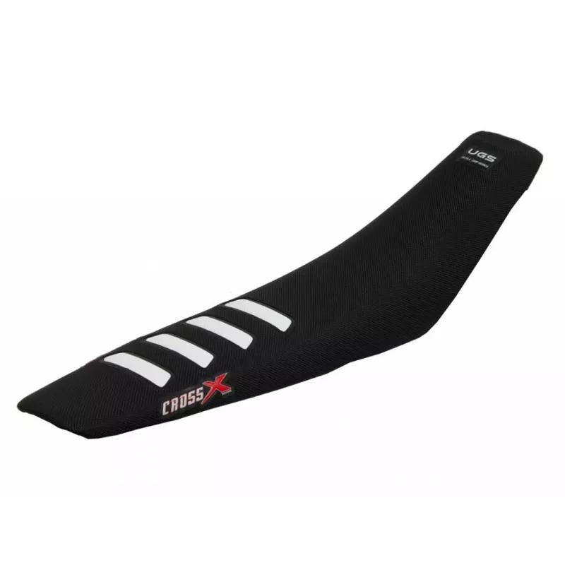 housse de selle CROSS-X TC/FC 2019-2021 et TE/FE 2020 - 2021 UGS WAVE noir blanc
