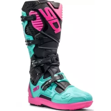 Bottes SIDI CROSSFIRE 3 SRS NOIR/BLEU/ROSE 2025