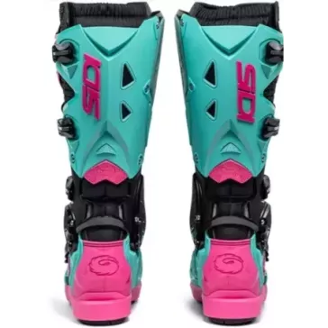 Bottes SIDI CROSSFIRE 3 SRS NOIR/BLEU/ROSE 2025