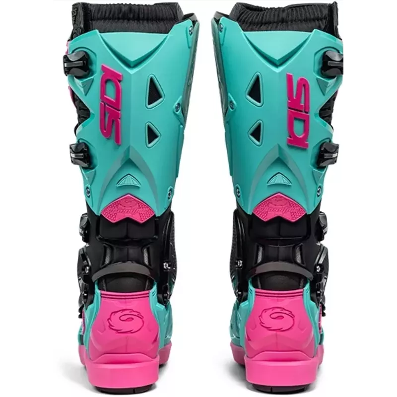 Bottes SIDI CROSSFIRE 3 SRS NOIR/BLEU/ROSE 2025 Bottes SIDI CROSSFIRE 3 SRS NOIR/BLEU/ROSE 2025