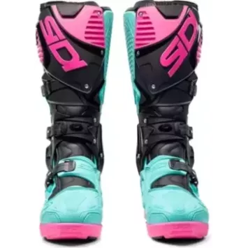Bottes SIDI CROSSFIRE 3 SRS NOIR/BLEU/ROSE 2025