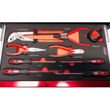 Caisse à outils MX Toolbox complète spéciale moto 65 éléments
