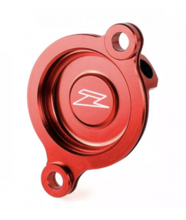 Couvercle de filtre à huile ZETA en aluminium anodisé pour Honda 250 CRF - Performance optimale et protection renforcée