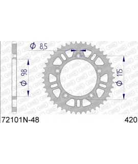 couronne alu AFAM silver 65...