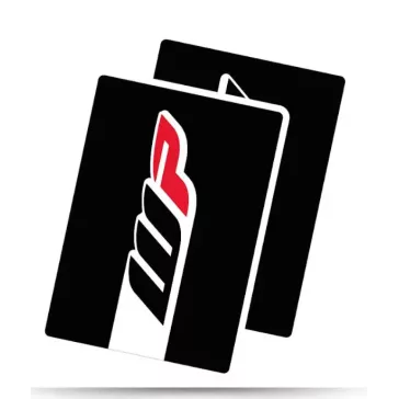 Autocollant de fourche WP Noir blanc