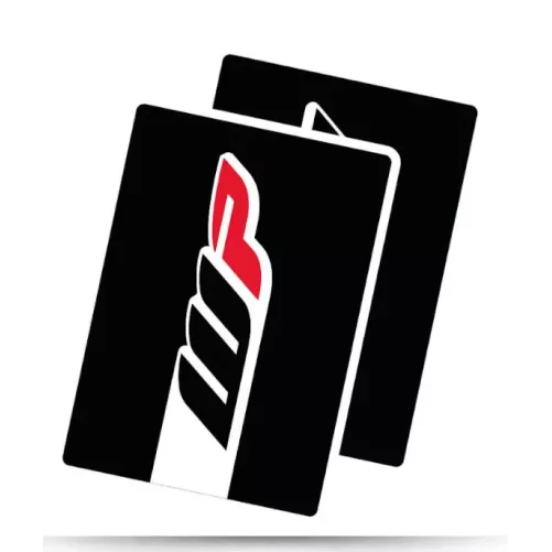 Autocollant de fourche WP Noir blanc