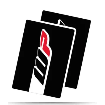 Autocollant de fourche WP Noir Blanc