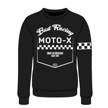 Sweat Enfant Crewneck BUD Moto X Noir