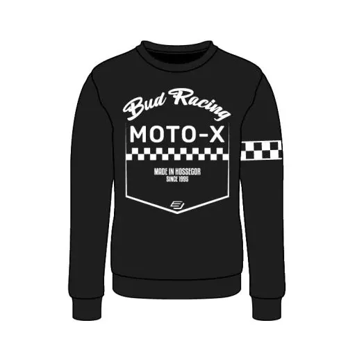 Sweat Enfant Crewneck BUD Moto X Noir