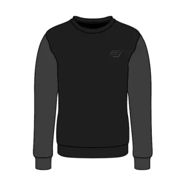 Sweat Enfant Crewneck BUD Moto X2 Noir/Gris