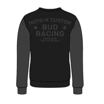 Sweat Enfant Crewneck BUD Moto X2 Noir/Gris
