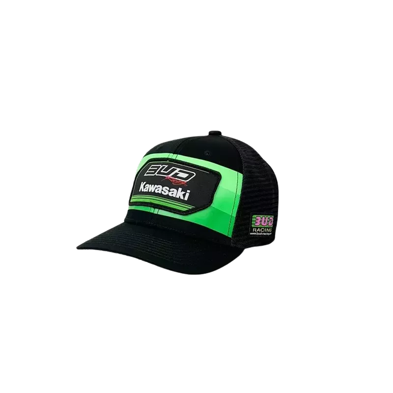 Casquette Enfant Team Bud Racing Noir Vert