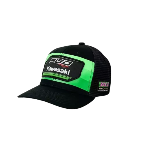 Casquette Enfant Team Bud Racing Noir Vert