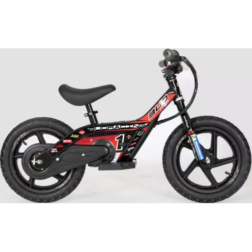 Draisienne electrique 25 Team Bud rouge 12'