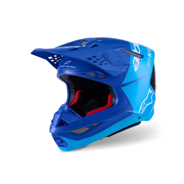 Casque ALPINESTAR Supertech M10 Flood Bleu