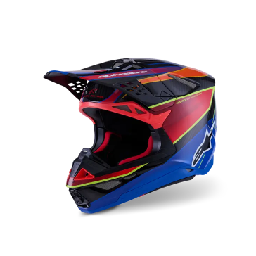copie de Casque ALPINESTAR Supertech M10 ERA Bleu Rouge Jaune