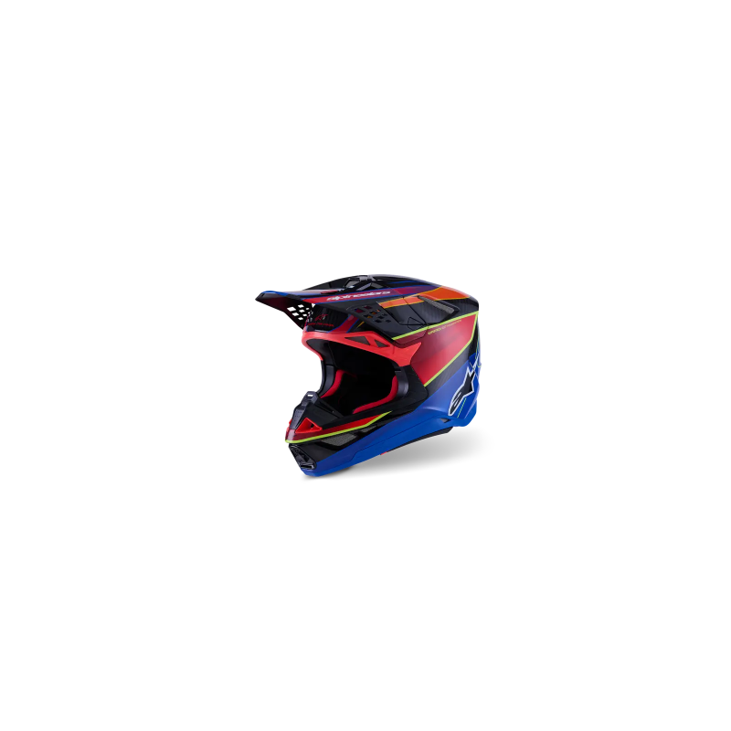 Casque ALPINESTAR Supertech M10 ERA Bleu Rouge Jaune MX26
