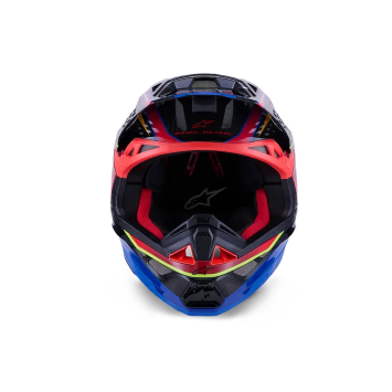 Casque ALPINESTAR Supertech M10 ERA Bleu Rouge Jaune MX26
