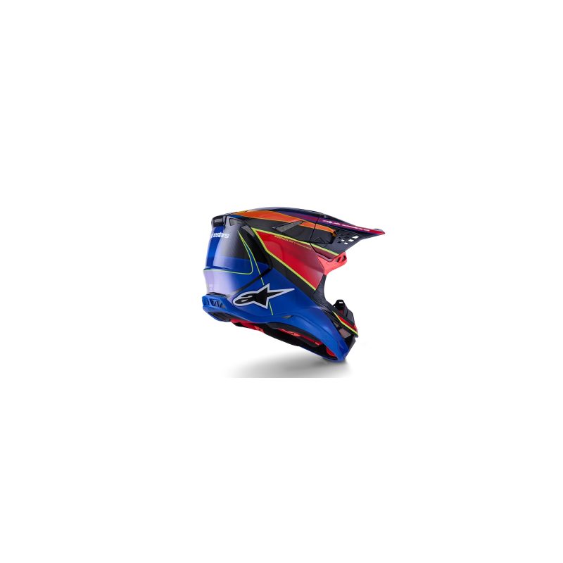 Casque ALPINESTAR Supertech M10 ERA Bleu Rouge Jaune MX26