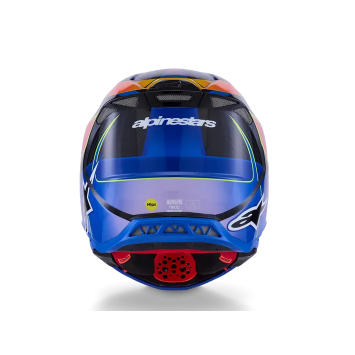 Casque ALPINESTAR Supertech M10 ERA Bleu Rouge Jaune MX26