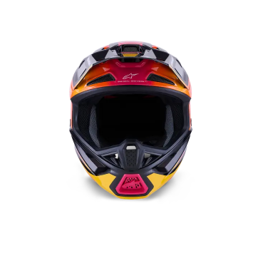 Casque ALPINESTAR Supertech M7 RISE Rouge Jaune