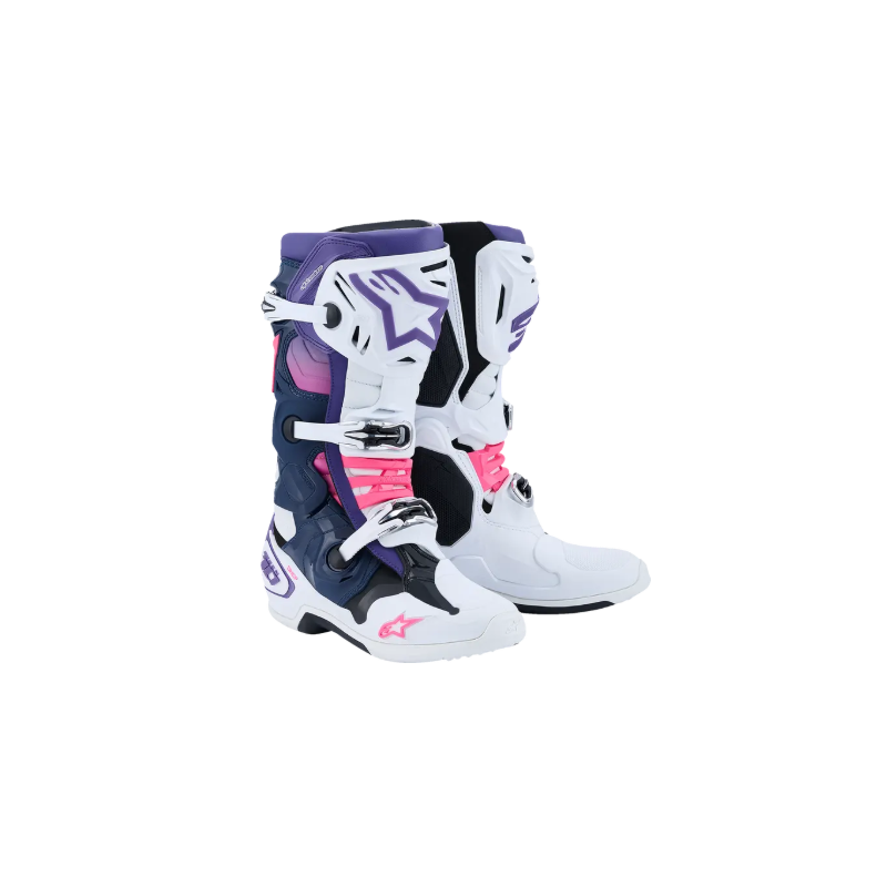 Bottes ALPINESTARS tech 10 Diva blanc Violet MX26
