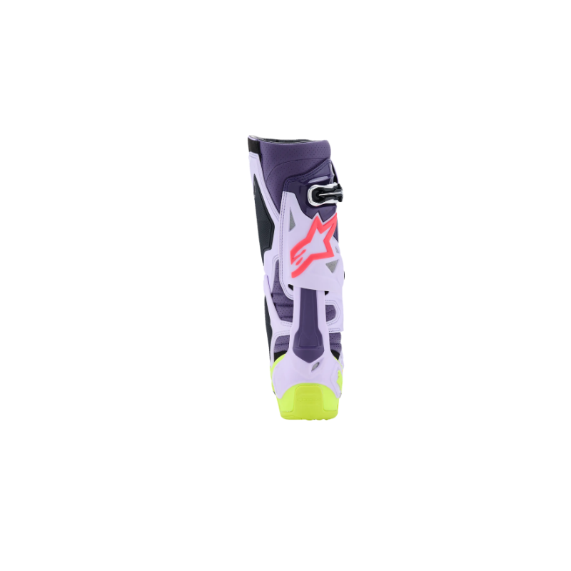 Bottes ALPINESTARS tech 10 S-VENTED Violet Jaune MX26