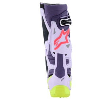 Bottes ALPINESTARS tech 10 S-VENTED Violet Jaune MX26