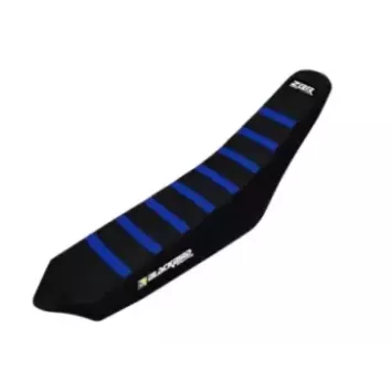 housse de selle ZEBRA noir bleu SHERCO14-16 BLACKBIRD