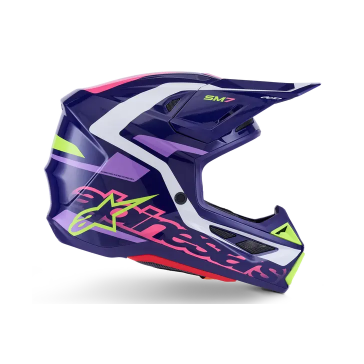 Casque ALPINESTAR Supertech M7 DEED Violet - Rose