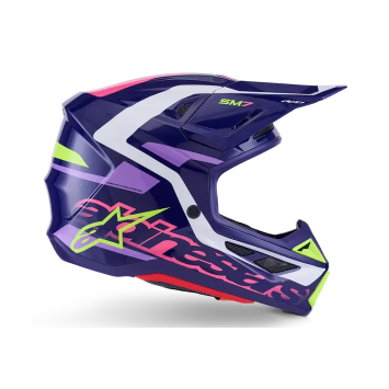 Casque ALPINESTAR Supertech M7 DEED Violet - Rose