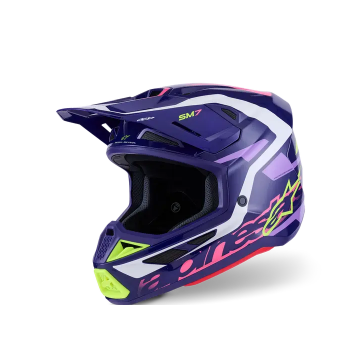Casque ALPINESTAR Supertech M7 DEED Violet - Rose