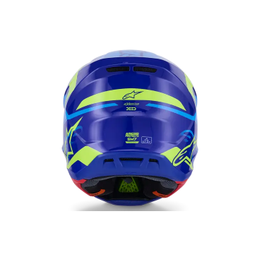 Casque ALPINESTAR Supertech M7 DEED Bleu-Jaune