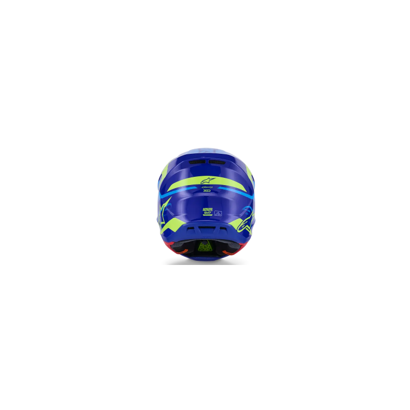 Casque ALPINESTAR Supertech M7 DEED Bleu-Jaune Casque ALPINESTAR Supertech M7 DEED Bleu-Jaune