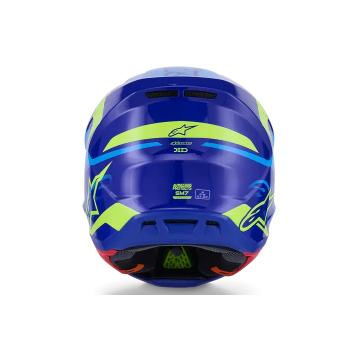 Casque ALPINESTAR Supertech M7 DEED Bleu-Jaune
