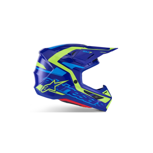 Casque ALPINESTAR Supertech M7 DEED Bleu-Jaune