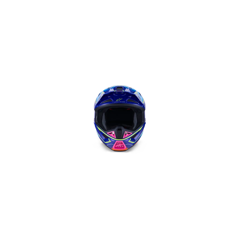 Casque ALPINESTAR Supertech M7 DEED Bleu-Jaune-Rose